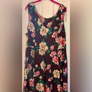 Eva Rose 3x fit and flare floral dress